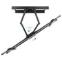 TooQ Soporte de Pared para TV LP3790TN-B, Giratorio e Inclinable, para Pantallas de 43 a 90 Pulgadas y hasta 75 kg, Nivelable, Compatible con VESA y Curvas, Negro
